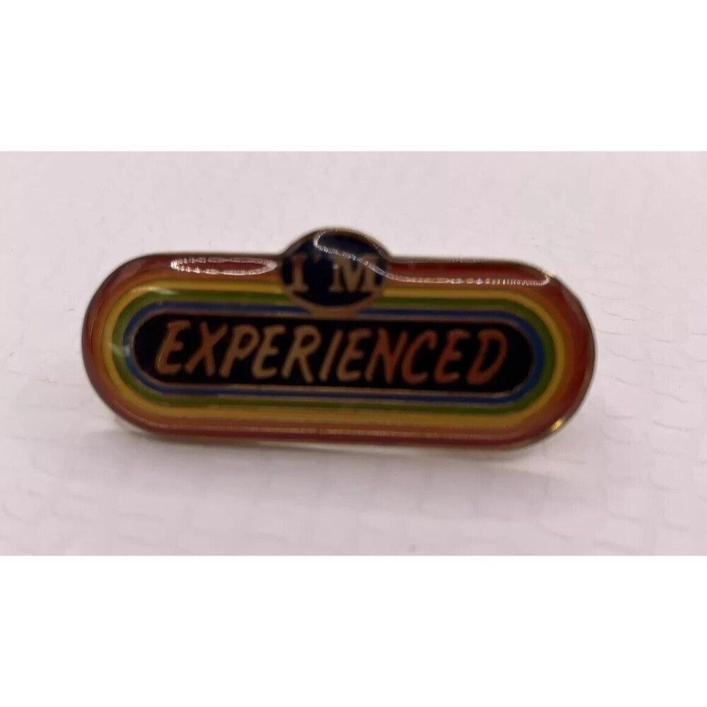 I’m Experienced 1982 Rainbow Pin Brooch Pride Month Ooh La La Inc LGBTQ+